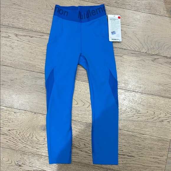 🆕 NWT LULULEMON LOGO WAISTBAND HR TRAIN CROP 21” - Picture 4 of 5